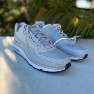 Nike Air Max Ltd 3 Cool Grey-Wolf Grey-Black Running Shoes Mens Size: 13